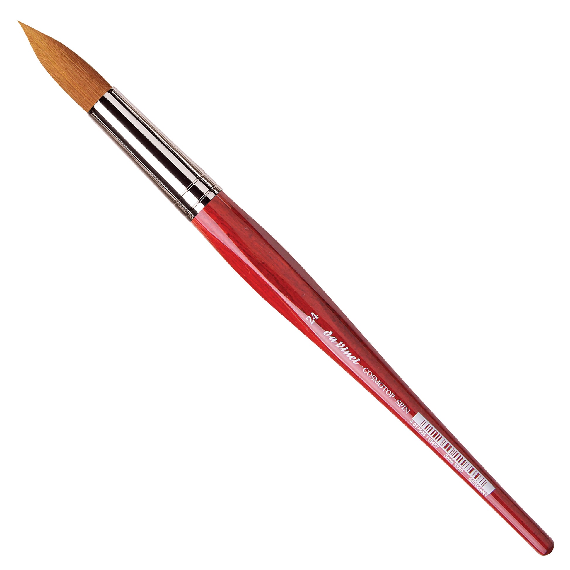 Da Vinci – Cosmotop Spin VA-558024 – Rundpinsel, Grösse 24, Ø 22 mm, Synthetik, Länge 290 mm