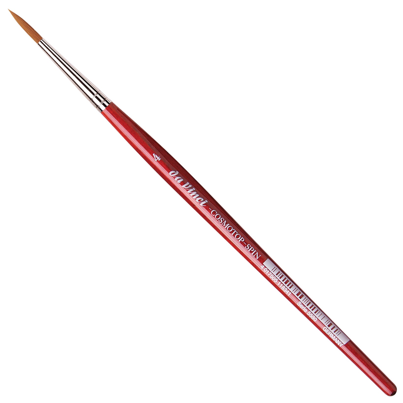 Da Vinci – Cosmotop Spin VA-5580_4 – Pinsel – Rundpinsel, Breite 10 mm, Länge 195 mm, Synthetik, Grösse 4