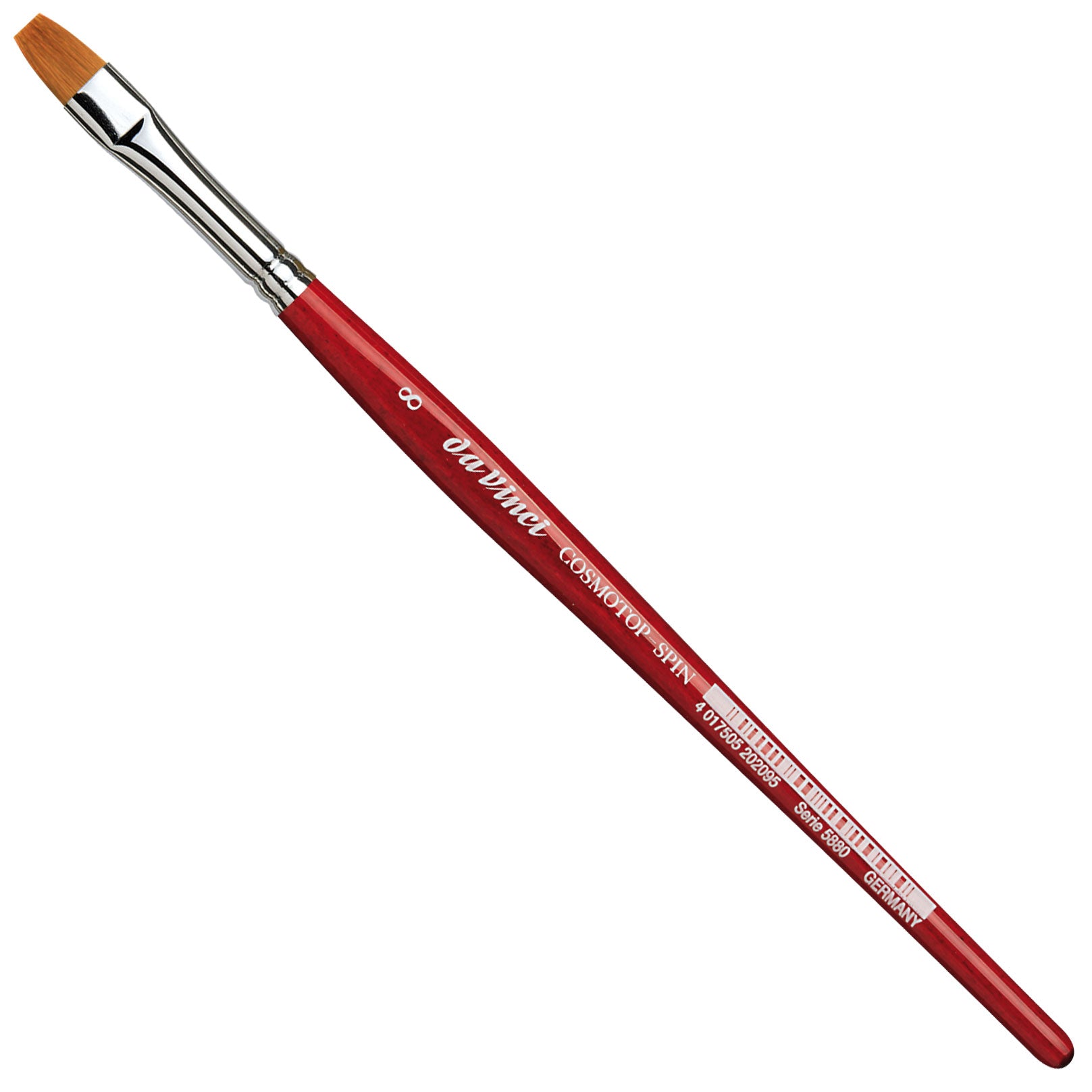 Da Vinci – Cosmotop Spin VA-5880_8 – Pinsel – Flachpinsel, Grösse 8, Breite 10 mm, Synthetik, Länge 200 mm