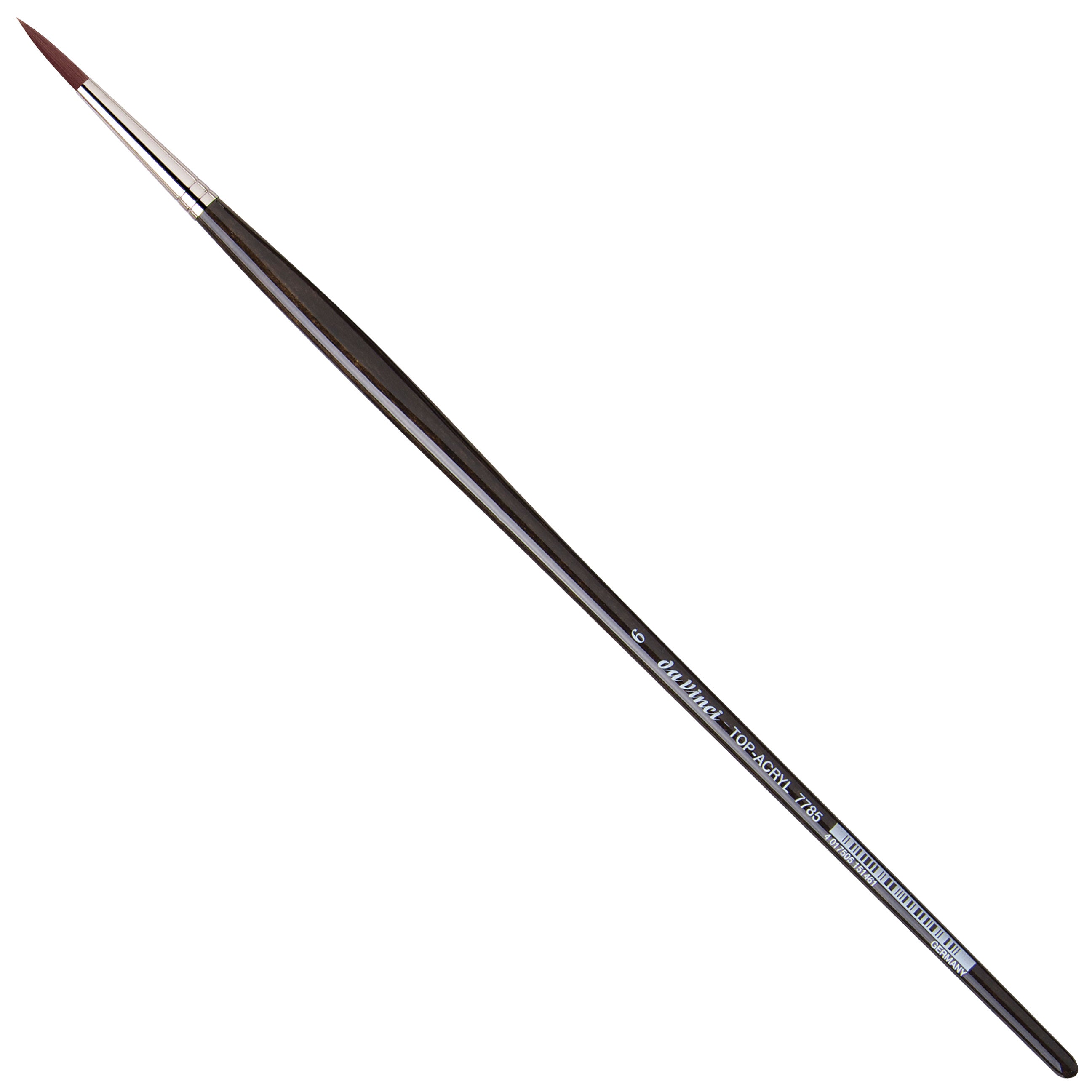 Da Vinci – VA-7785 – Pinsel – Rundpinsel, Grösse 6, Ø 10 mm, Synthetik, Länge 310 mm, für Acryl- und Ölfarben