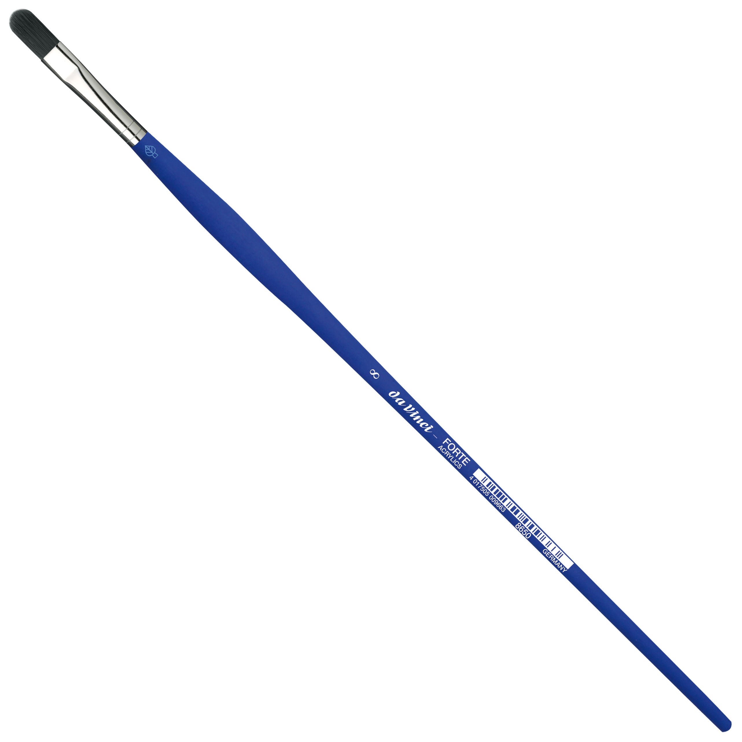 da Vinci – Forte Acrylics VA-8650_8 – Pinsel – Katzenzungenpinsel, Grösse 8, Breite 10 mm, Synthetik