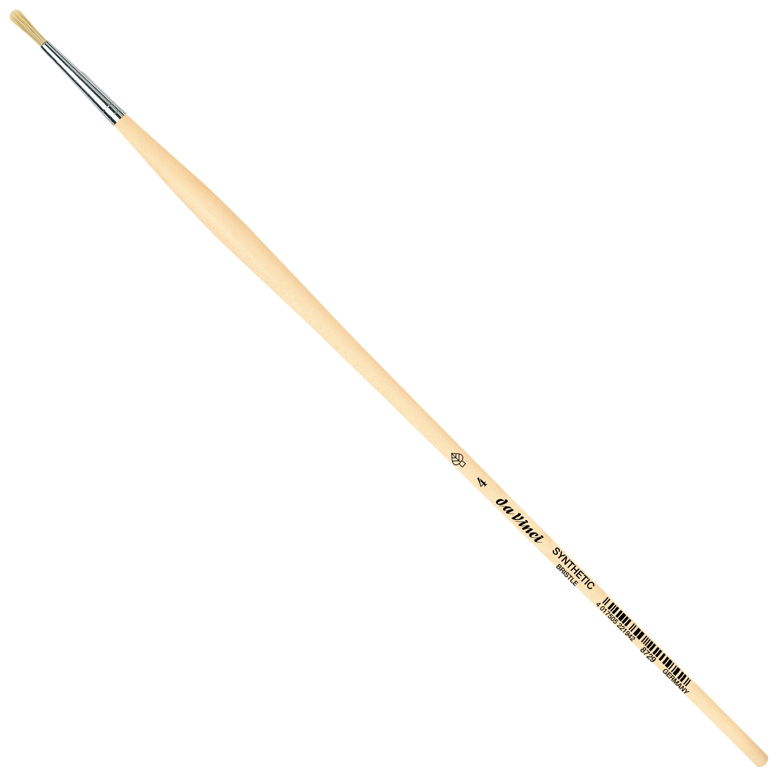 Da Vinci 8729 – Pinsel – Borstenpinsel, Grösse 4, Breite 10 mm, Synthetikborsten, Länge 295 mm