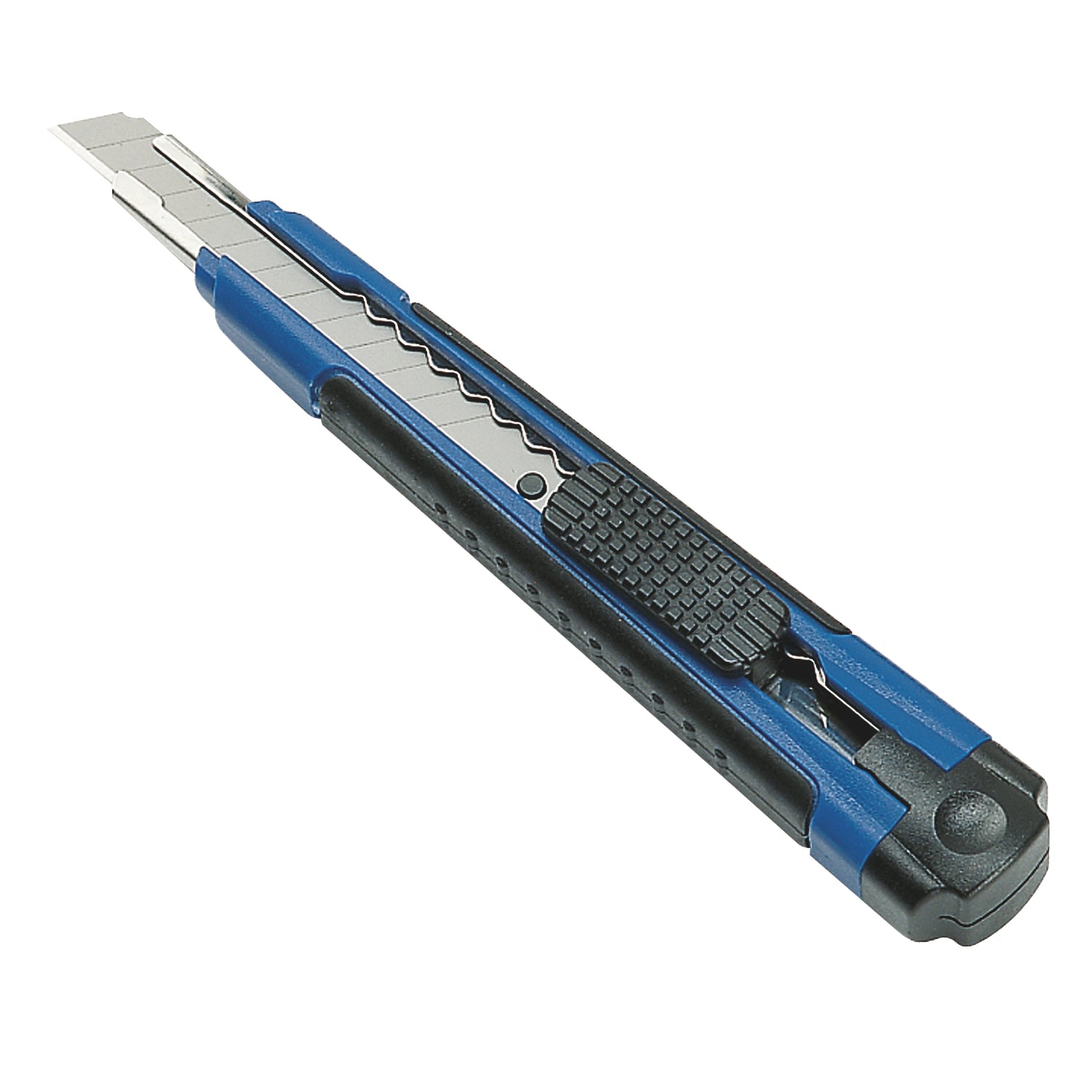 Dahle Pro 870-21148 – Abbrechmesser, 9 mm, Auto-Lock, Kunststoff, Blau, inkl. 2 Ersatzklingen