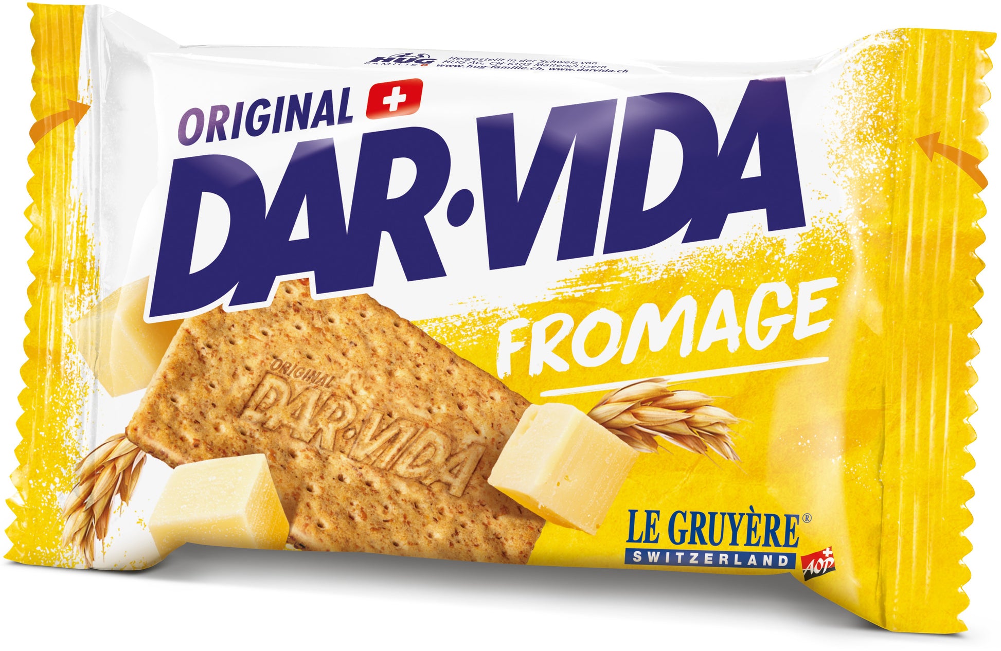 DAR-VIDA Fromage Cracker – Gruyère – 20 × 46 g