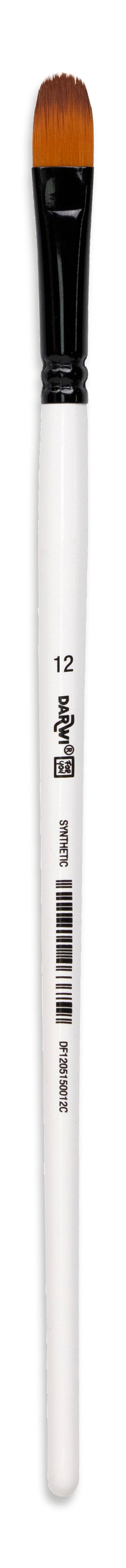 Darwi For You – Pinsel – Katzenzungenpinsel, Grösse 12, Synthetik, Länge 235 mm
