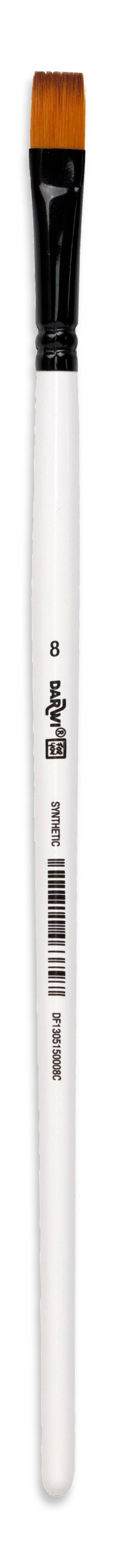 Darwi For You – Pinsel – Flachpinsel, Breite 10 mm, Grösse 8, Synthetik