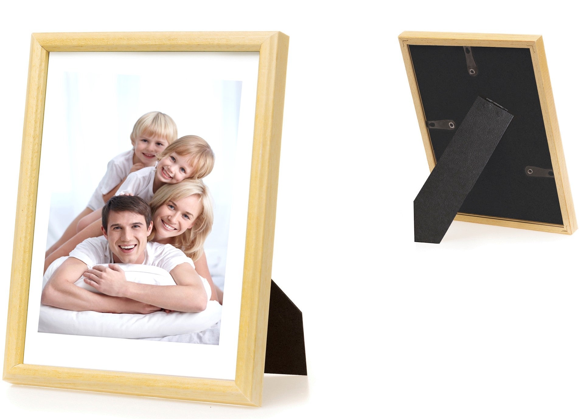 Debex Wechselrahmen – für 21 × 29,7 cm – Holz, natur