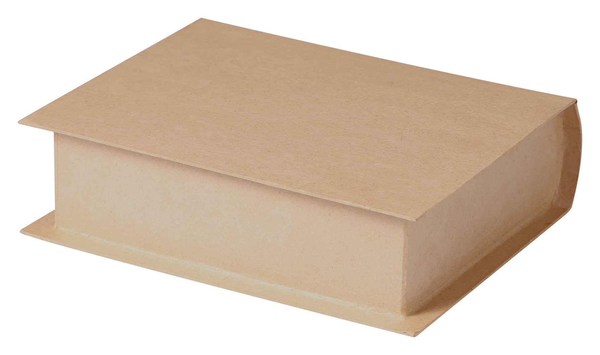 Decopatch Pappmaché-Rohling, Bastelform (Buch-Box), braun, 16,6 × 6,1 × 22,4 cm, 170 g, BT070C