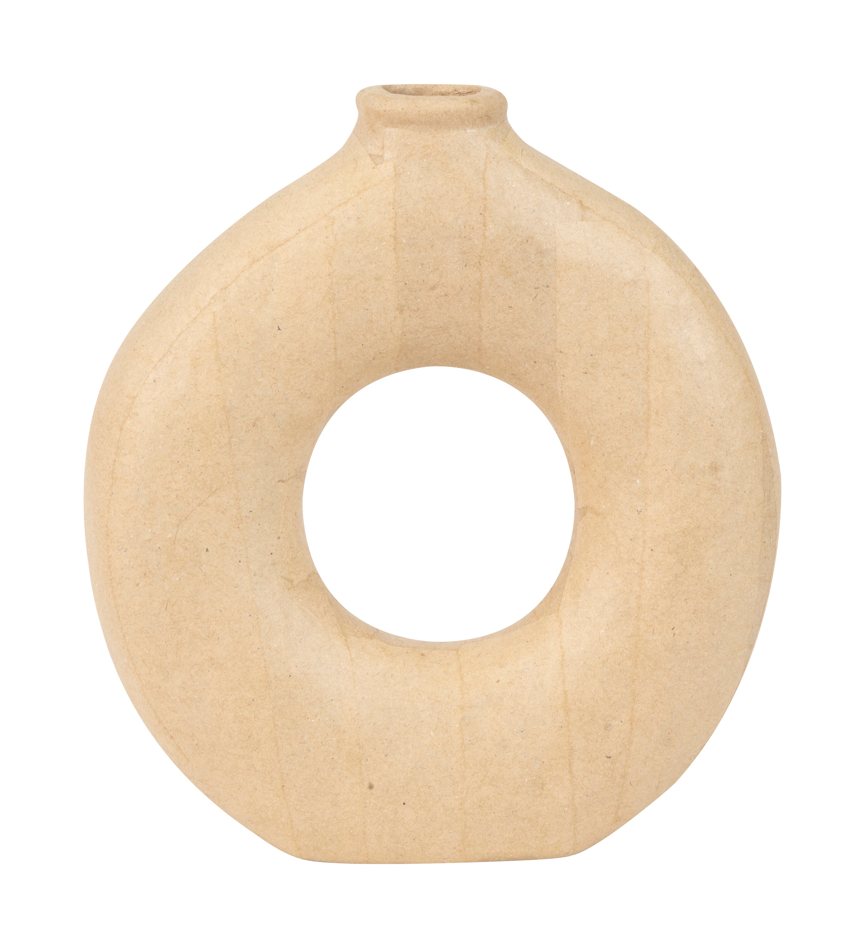 Decopatch Pappmaché-Rohling, Pappmaché, 4,5 × 23,2 × 21,6 cm, 115 g, Vase (Ring), HD071C