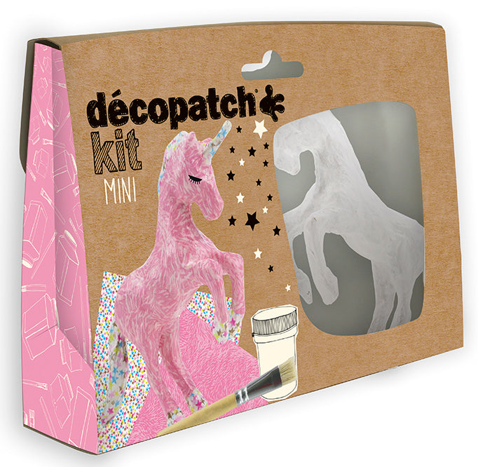Décopatch Bastelset Einhorn – 5-teilig – ab 5 Jahren