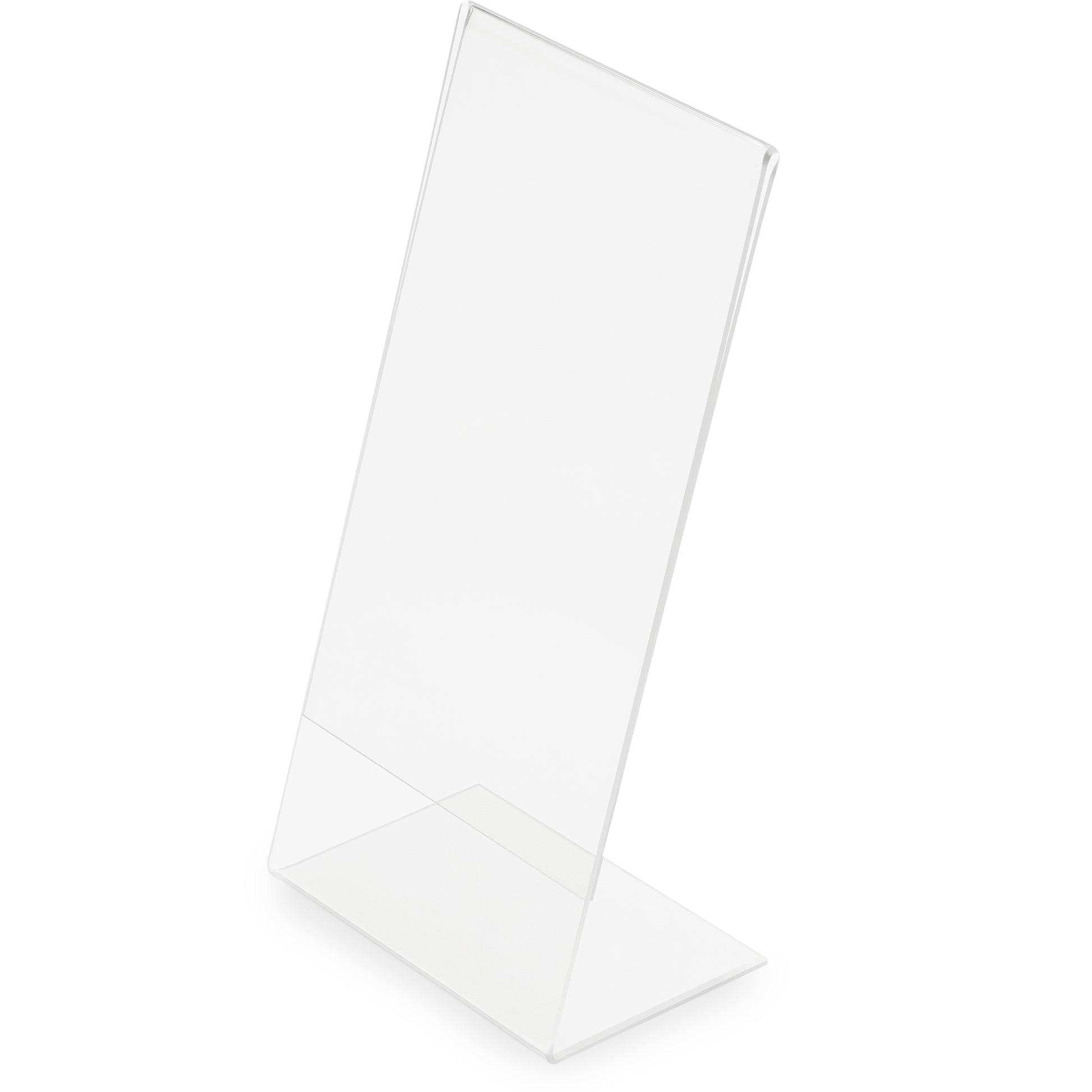 Deflecto Tischaufsteller – für A3 – Hochformat – geneigt – transparent – Polystyrol (PS)