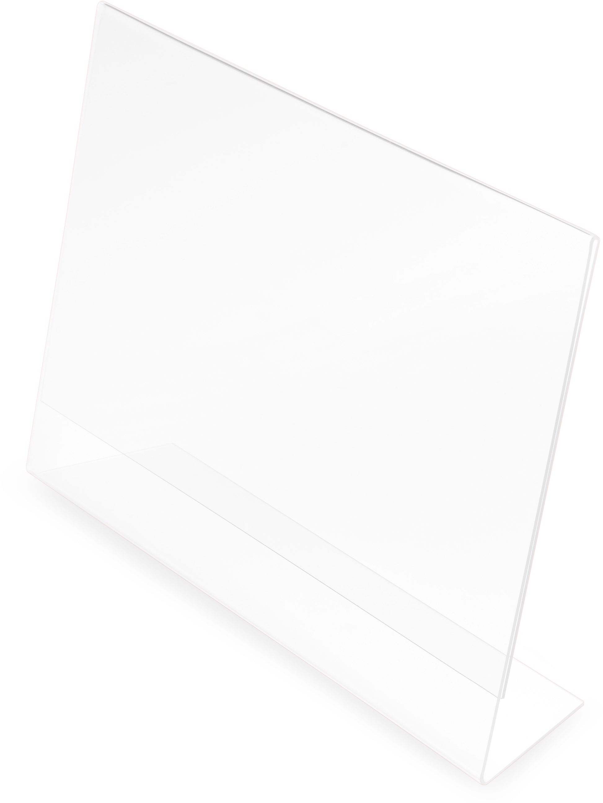 Deflecto Tischprospekthalter Classic Image 47301 – für A4 quer, Polystyrol (PS), transparent