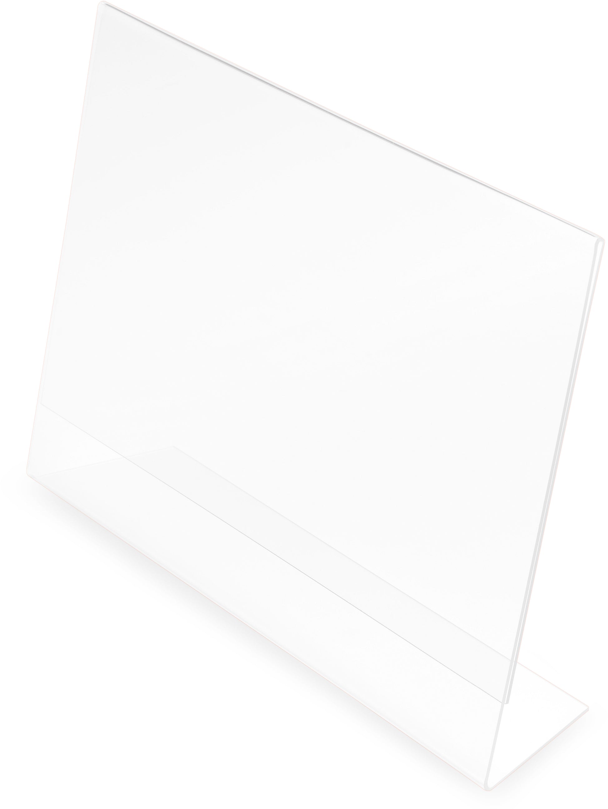 Deflecto Tischaufsteller – für A3 – Querformat – schräg – transparent – Polystyrol – 420×303×110 mm