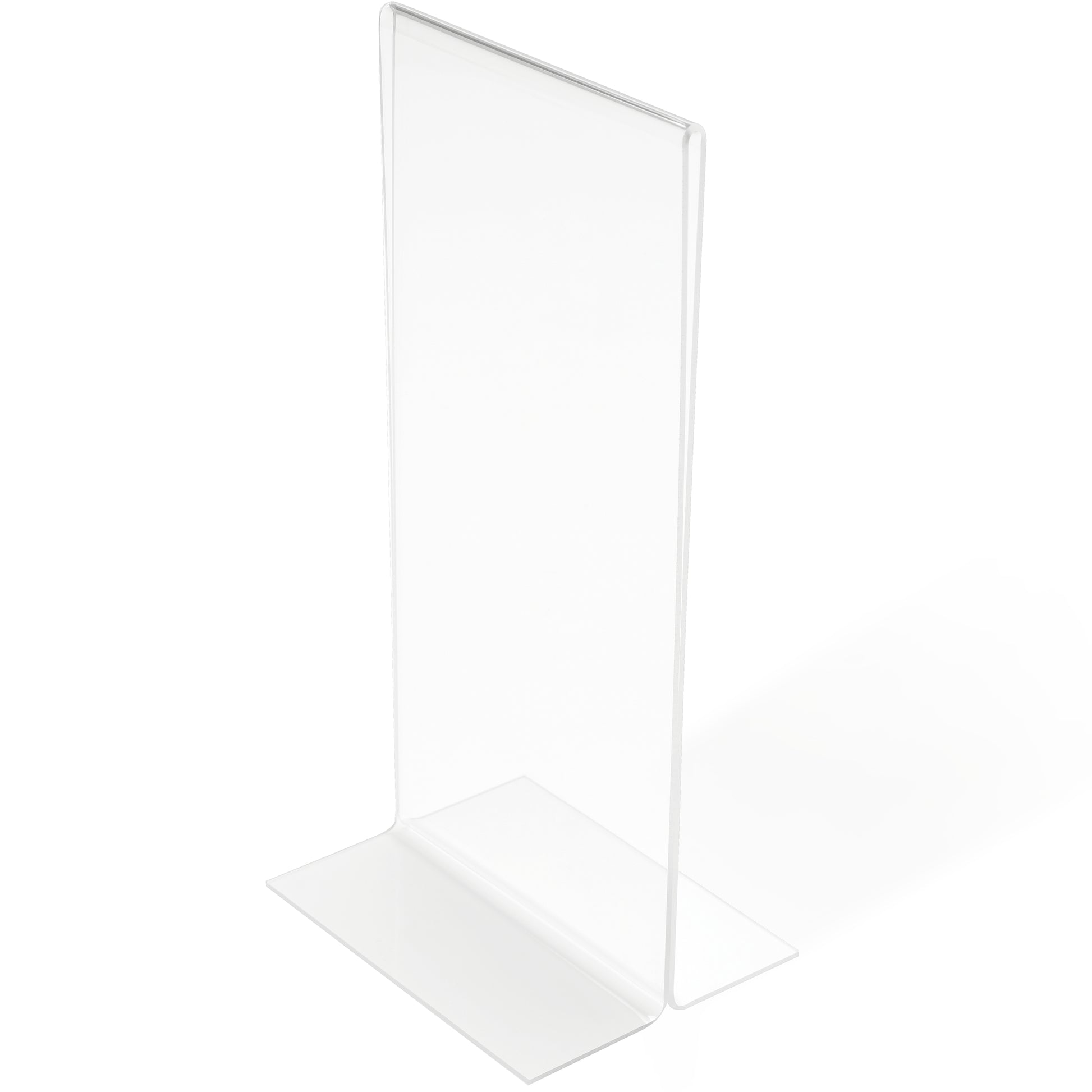 Deflecto Tischprospekthalter 48001 – für A3 hoch, Polystyrol, transparent, B 300 × H 117 × T 427 mm