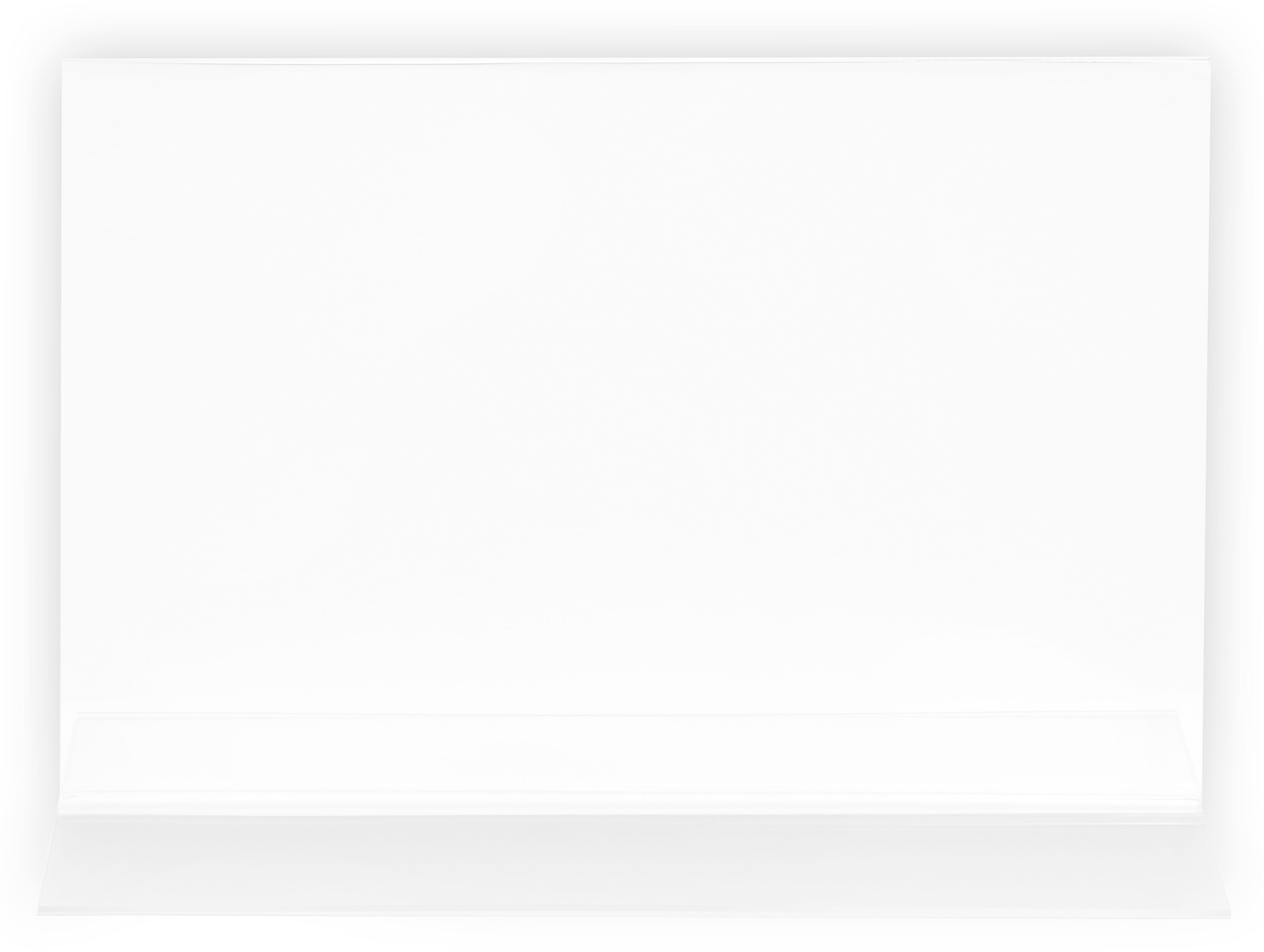 Deflecto Tischaufsteller – für A3 – quer – transparent – Polystyrol (PS) – B420×H305×T128 mm