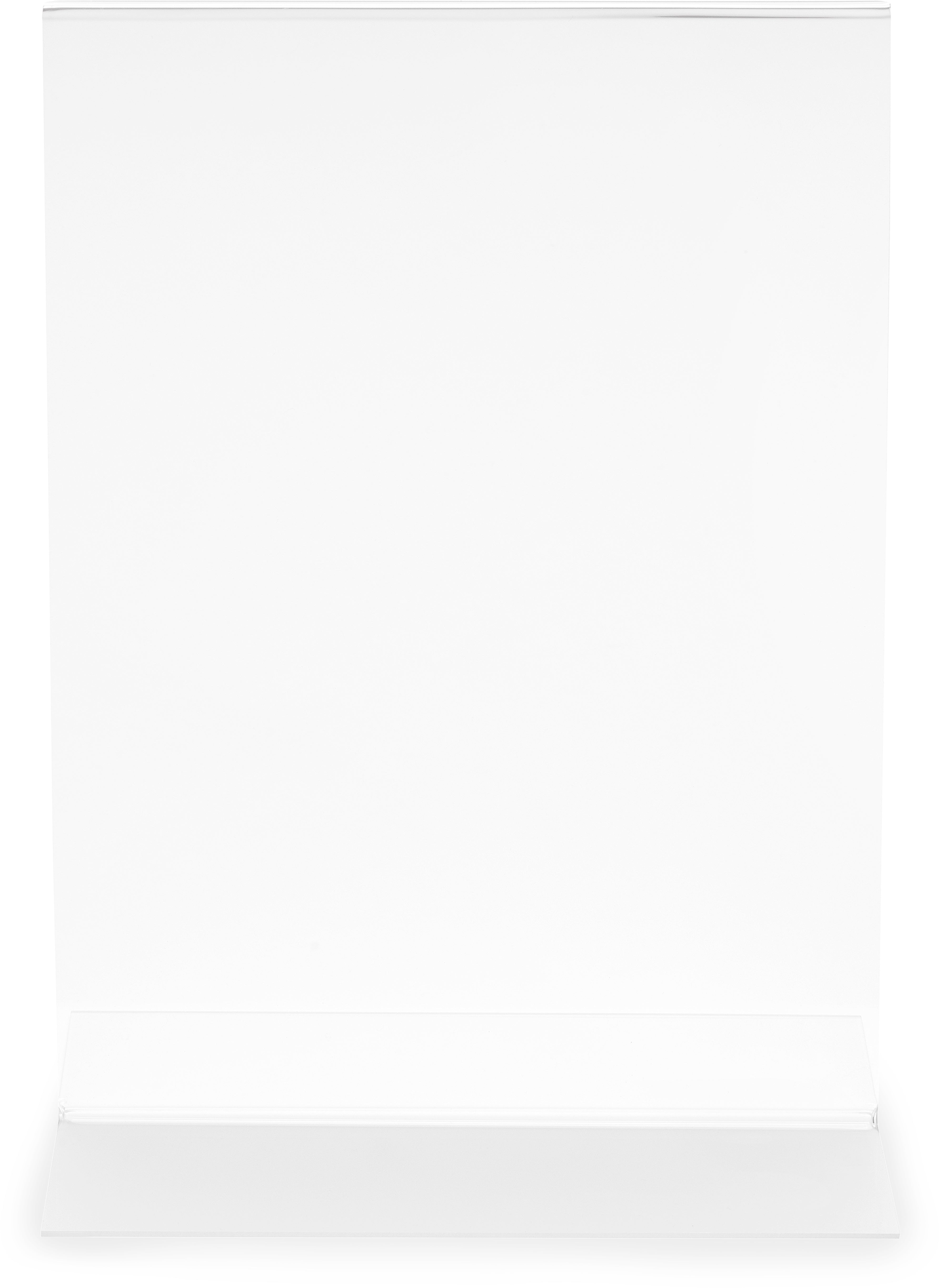 Deflecto Classic Image Tischaufsteller 481001 – für A7 – Hochformat – beidseitig – 60×105×75 mm