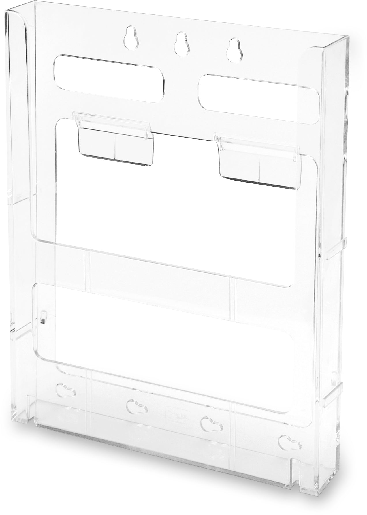 Deflecto Prospekthalter – für A5 – Hochformat – Transparent – Polystyrol (PS) – 161×200×50 mm