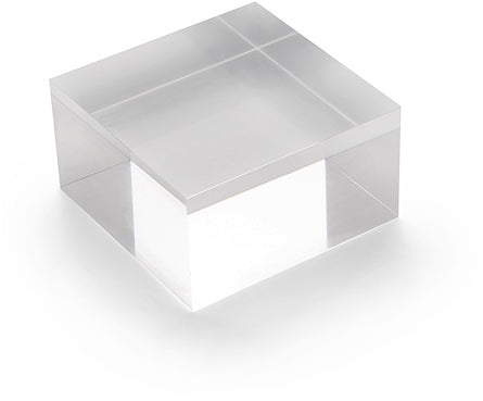 Deflecto Acryl-Block 75×40×75 mm – Acryl, transparent – AB240