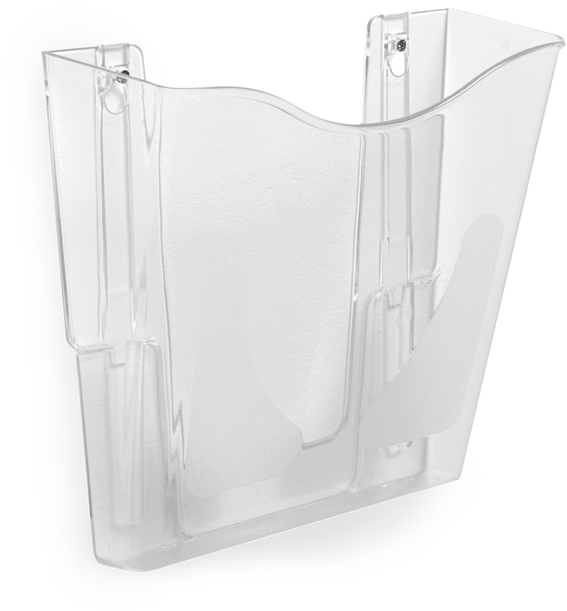 Deflecto Wandprospekthalter DocuPocket CP078YTCR – für A4 – Hochformat – Transparent – Polystyrol (PS)