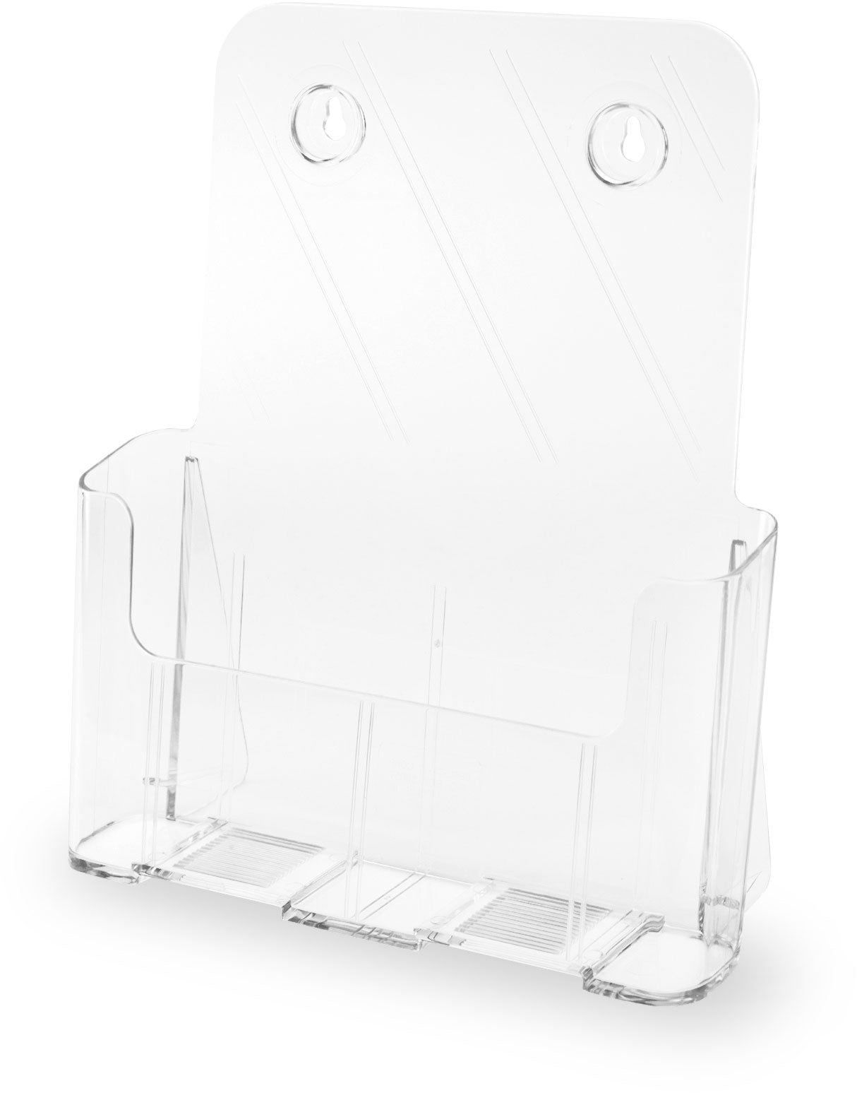Deflecto Wandprospekthalter Classic – für A5 – 1 Fach – transparent – Polystyrol (PS)