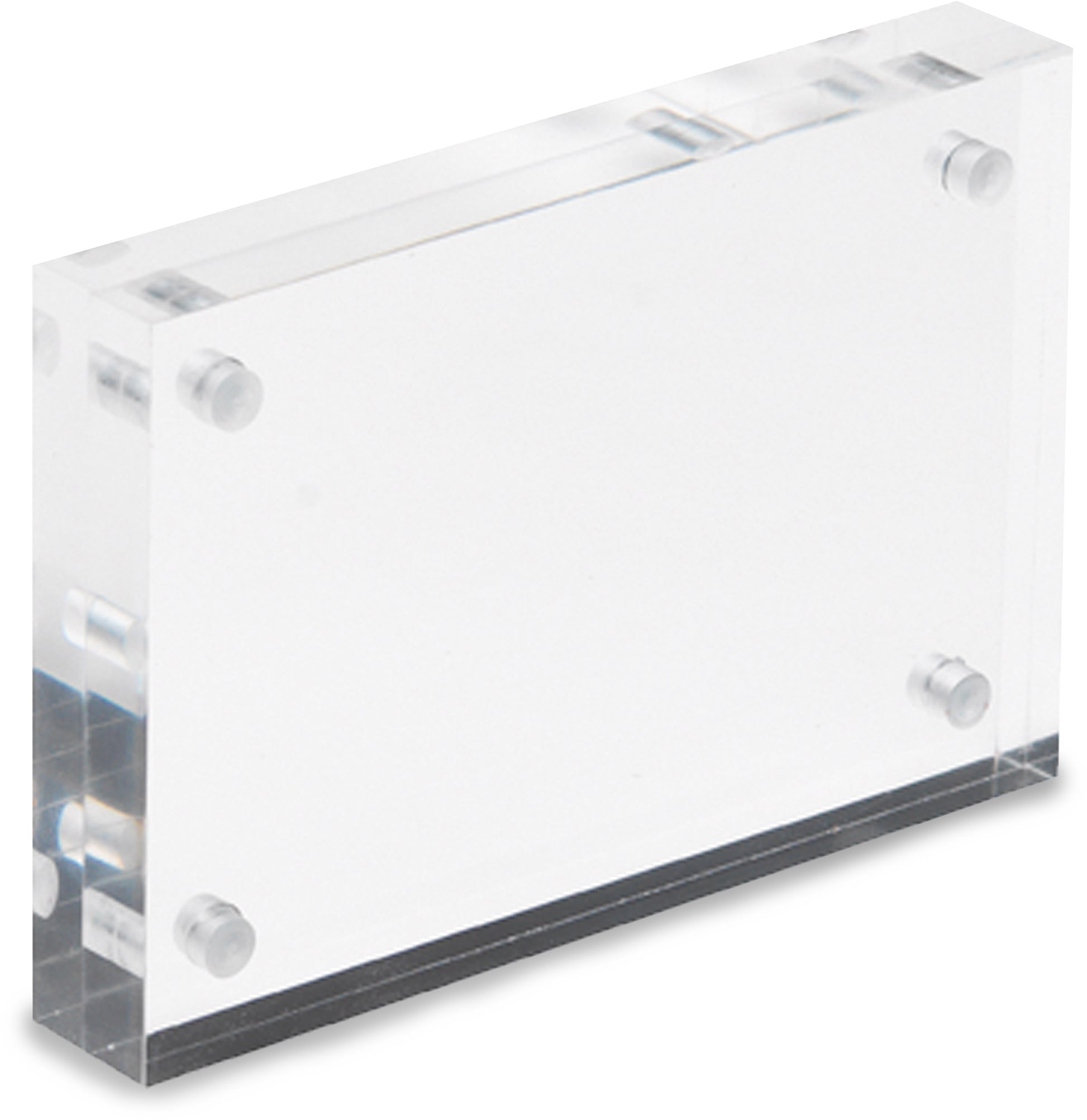 Deflecto Tischaufsteller MCHBC1130 – magnetisch – transparent – Acryl – 100×70×30 mm
