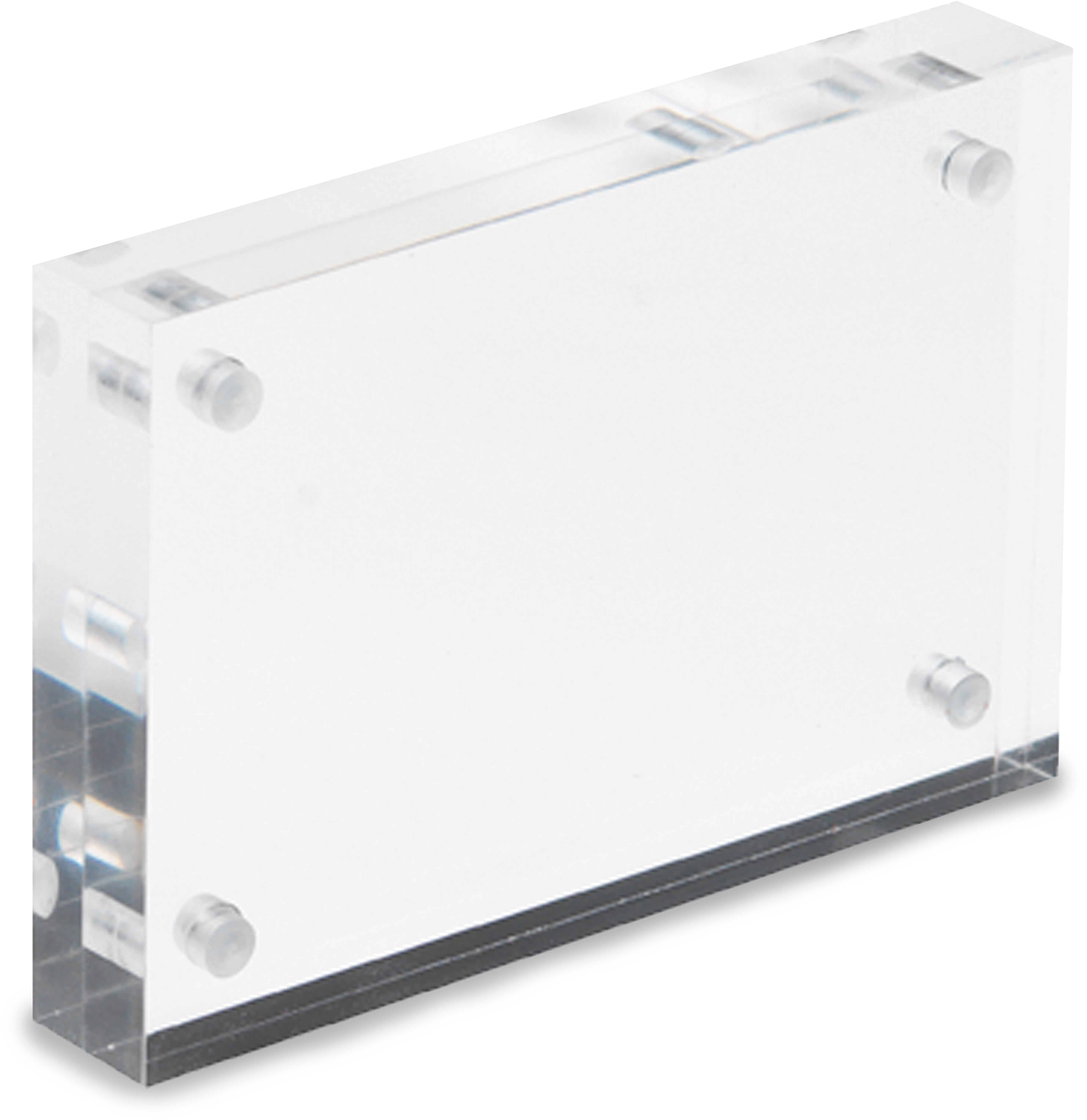 Deflecto Tischaufsteller MCHBC1130 – magnetisch – transparent – Acryl – 100×70×30 mm