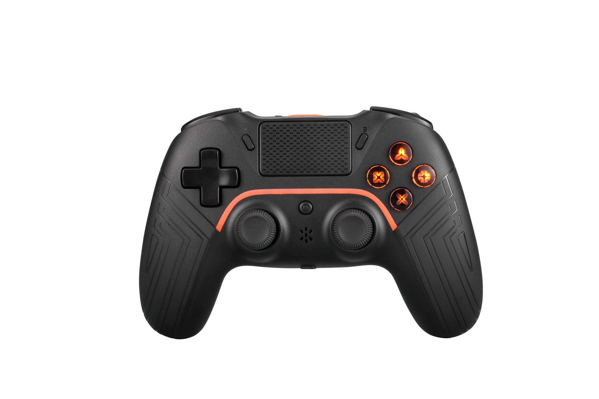 Deltaco Gaming GAM-139 – Gamepad – USB + Bluetooth, Touchpad & Vibration, für PS4, PC & Android, Schwarz