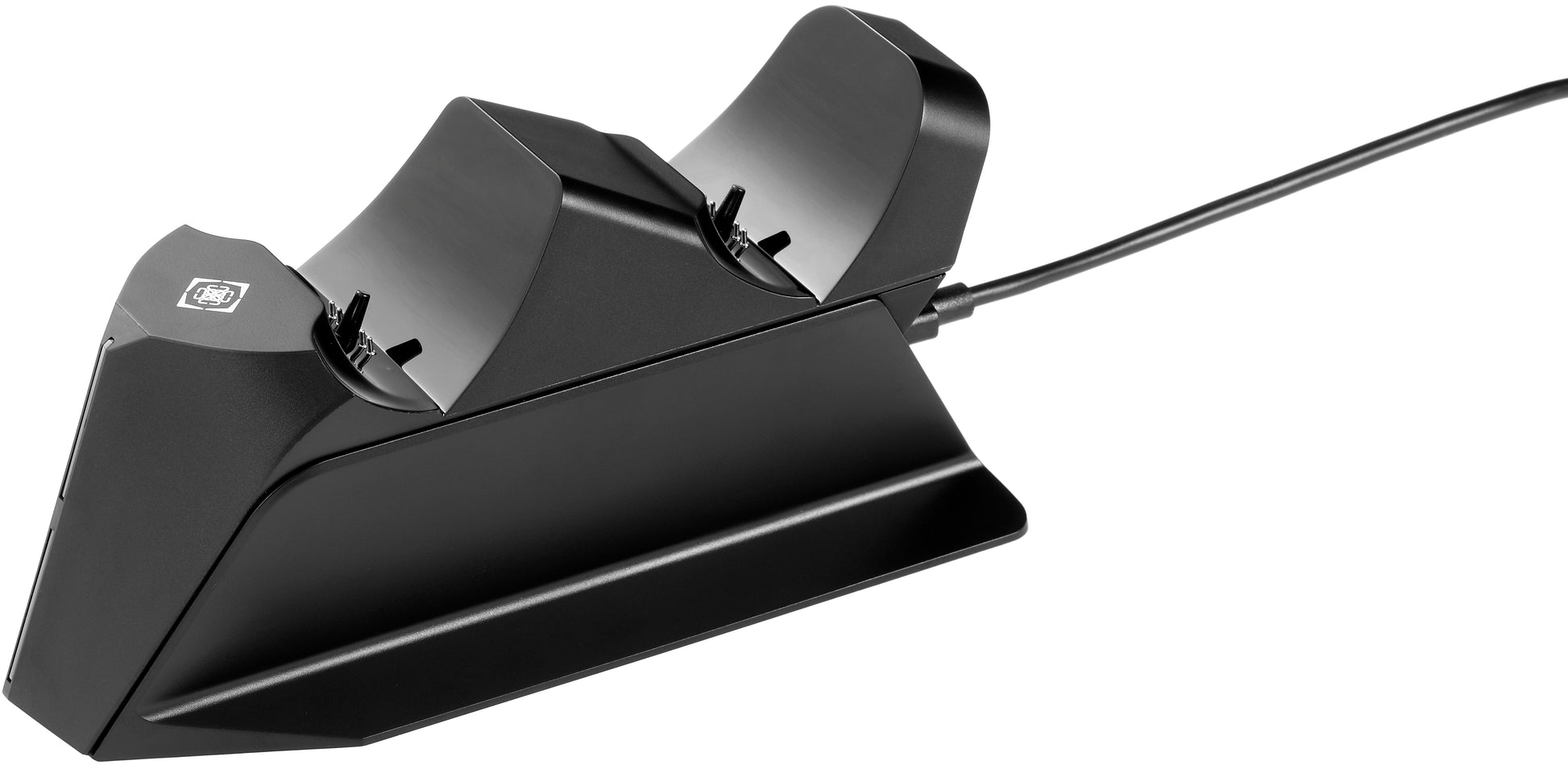 Deltaco Gaming GAM-147 – Ladestation für PlayStation 5, 2x Controller, Ladezeit 3 h, USB-A zu USB-C, Schwarz