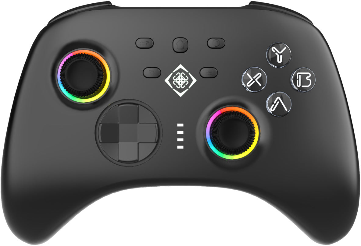 Deltaco GAM-184 – Gaming-Maus – Kabellos (Bluetooth/2,4 GHz), RGB-Beleuchtung, Schwarz