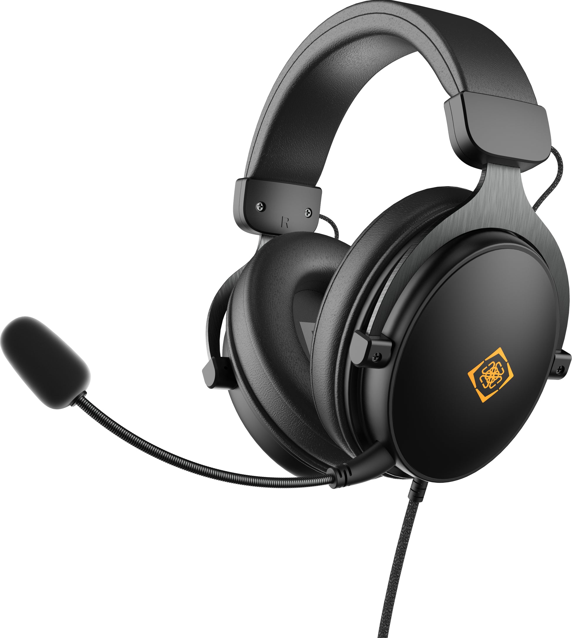Deltaco Gaming GAM-190 Gaming-Headset – Over-Ear, 3,5 mm Klinke, für PC, PlayStation, Xbox und mehr, Schwarz