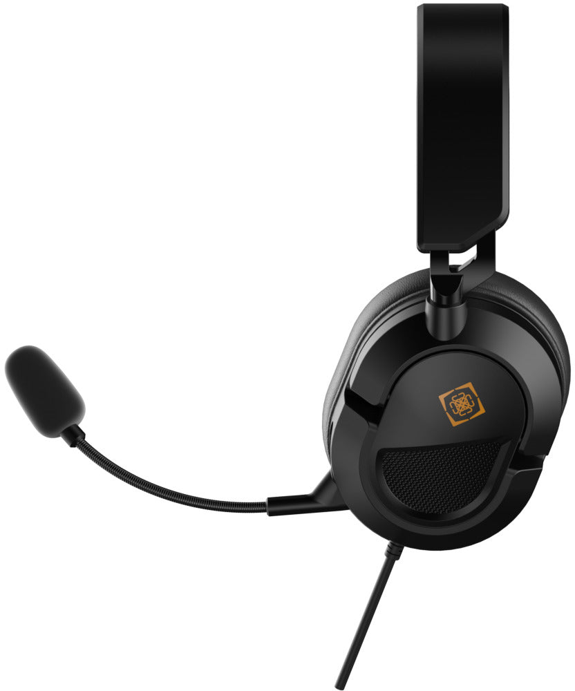 Deltaco Gaming GAM-203 Gaming-Headset – Over-Ear, Stereo, Kabelgebunden, für PC, PS5/PS4, Xbox und mehr, Schwarz