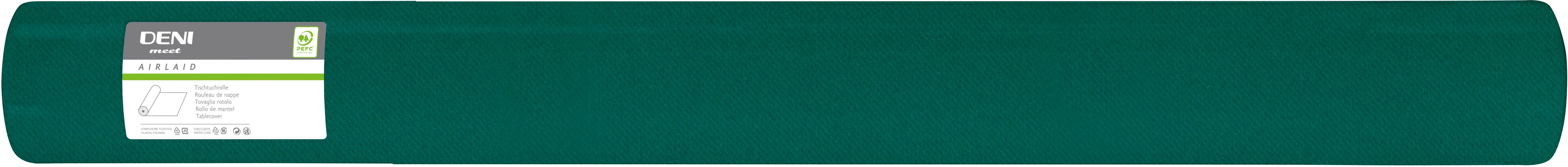 Deni Tischdecke auf Rolle – 120 cm×50 m, Papier (Airlaid), Tannengrün