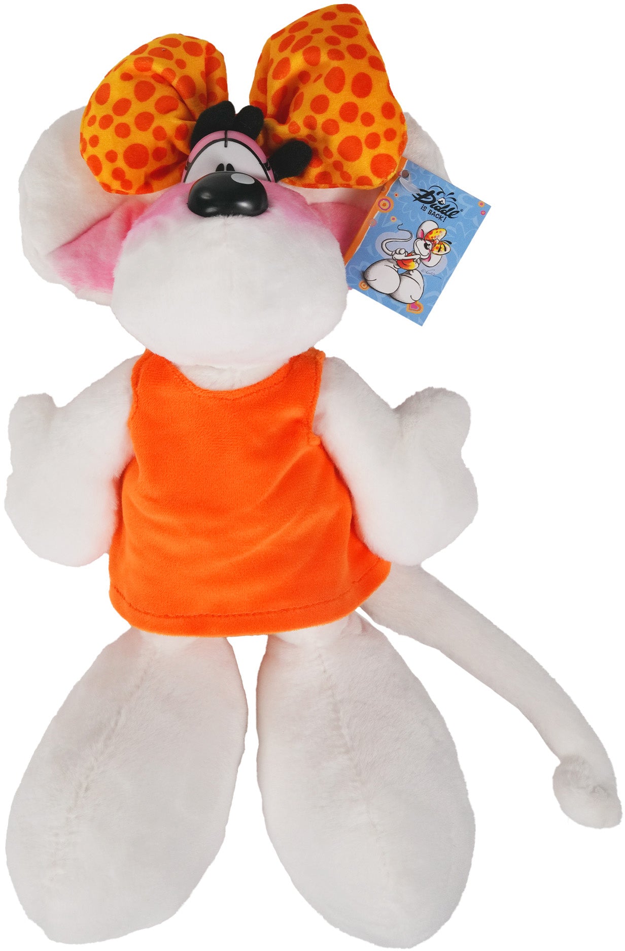 Diddl Plüschtier Diddlina – 30 cm – Orange