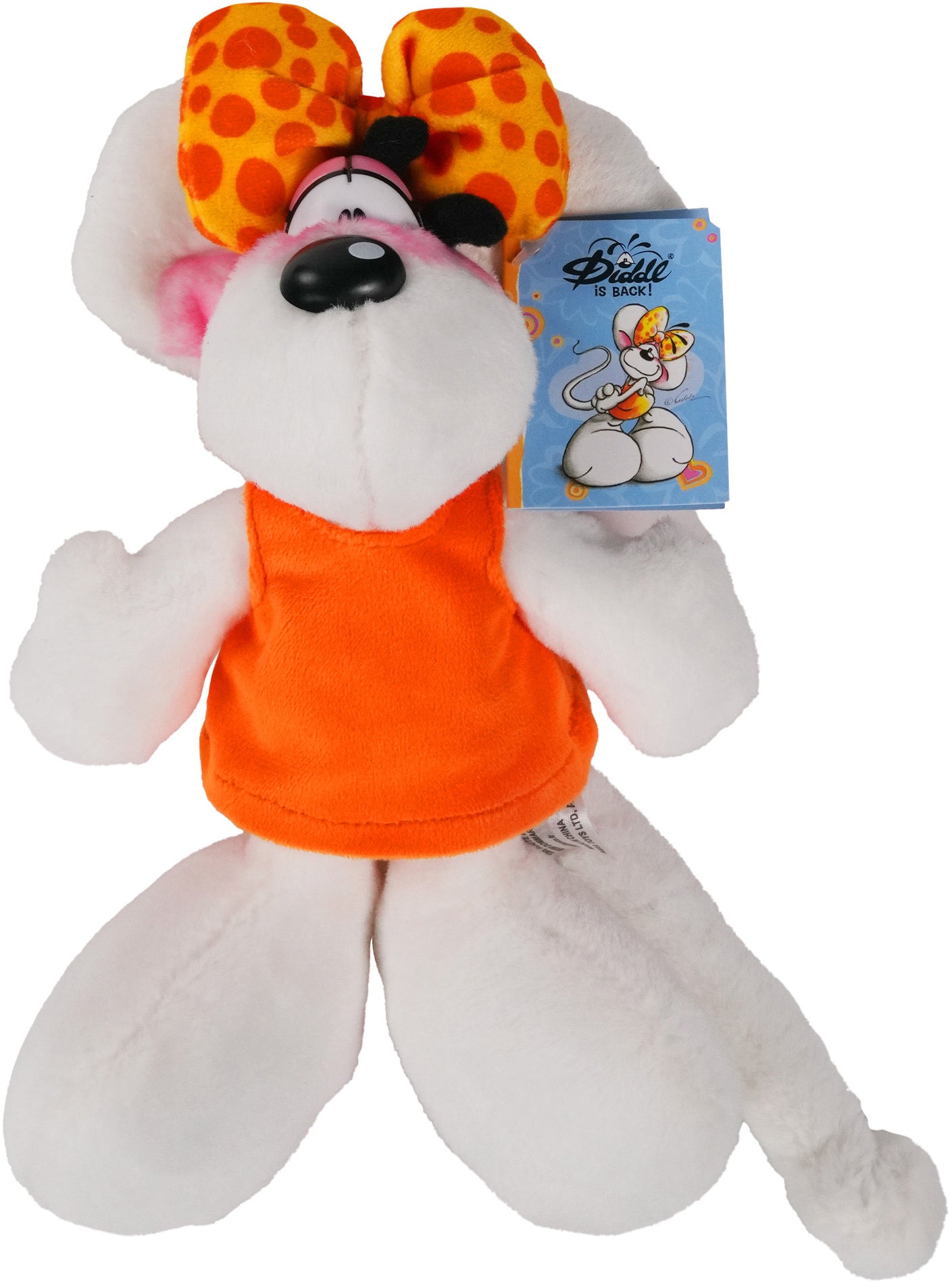 Diddl Plüschtier Diddlina – 20 cm – Orange