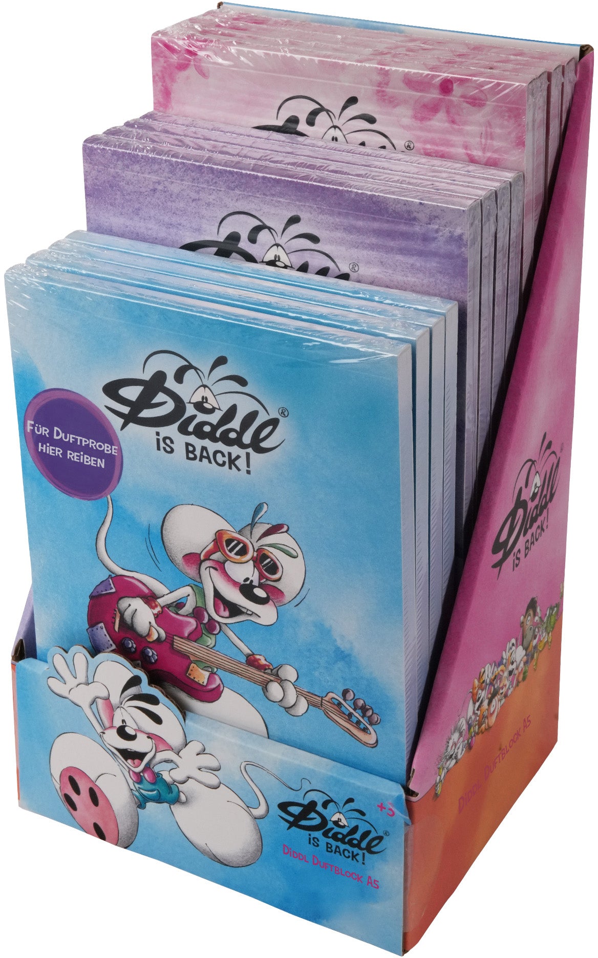Diddl Duftender Notizblock – A5 – Mehrfarbig