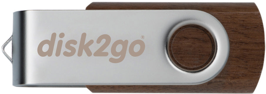 disk2go USB-Stick Wood 128 GB, USB 3.0