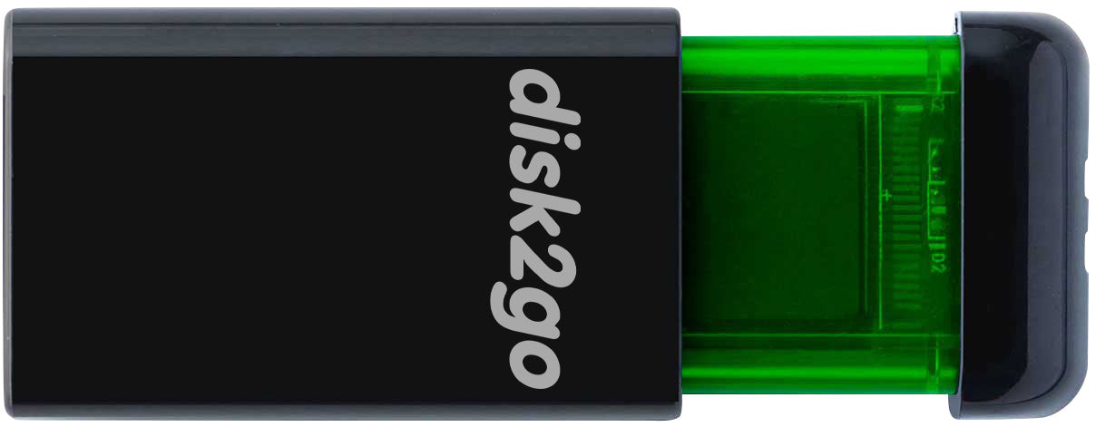 disk2go qlik edge – USB-Stick 128 GB, USB 3.0