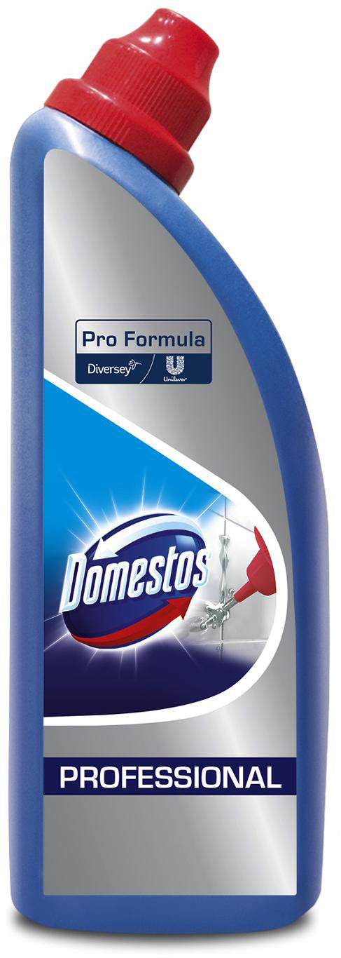 Domestos Professioneller Bad-/Kalkreiniger für Fugen – Gel, Flasche – 750 ml