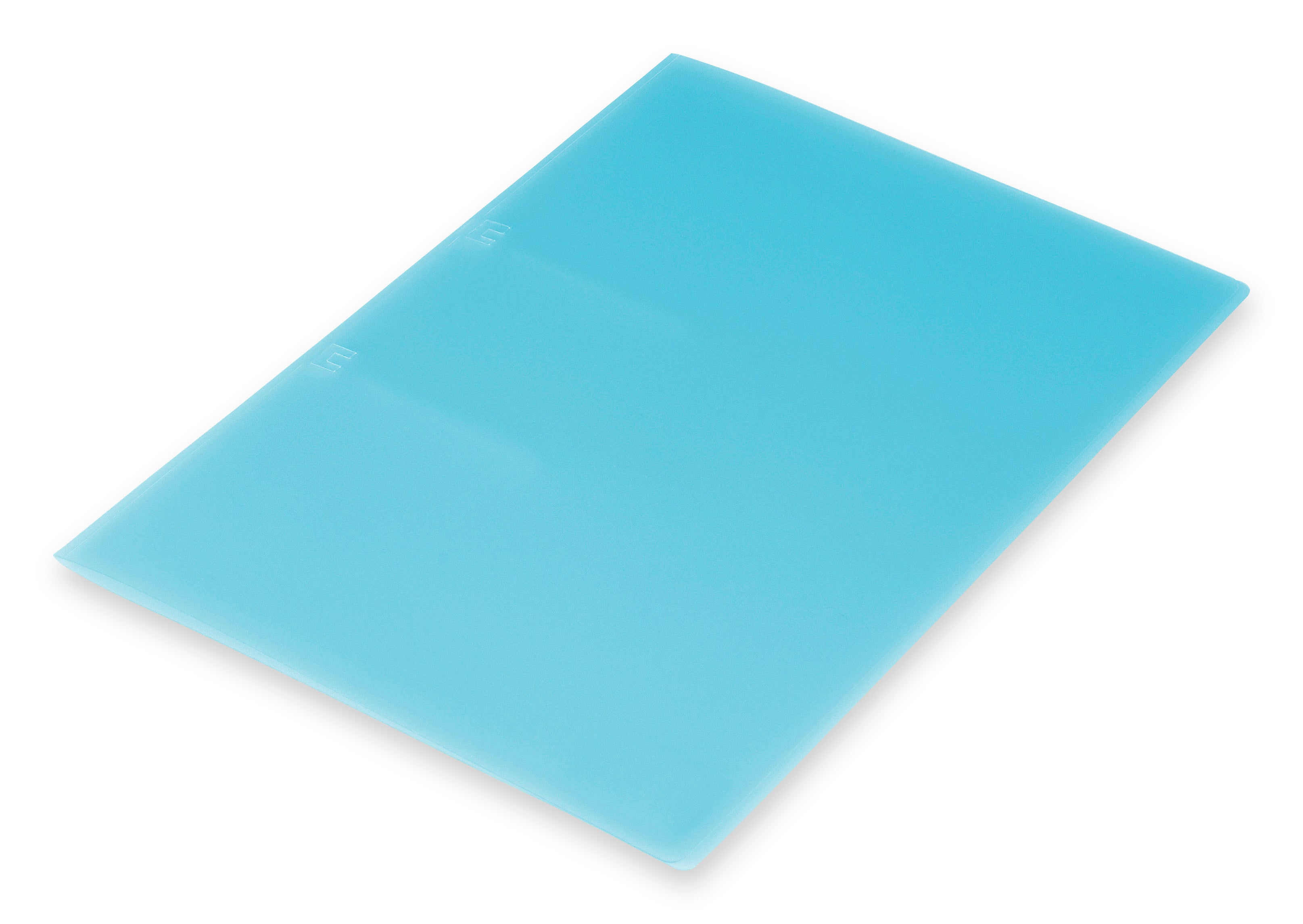 Dufco Presto Schnellhefter für A4, Kunststoff, Blau/Transparent – 2 Heftstifte