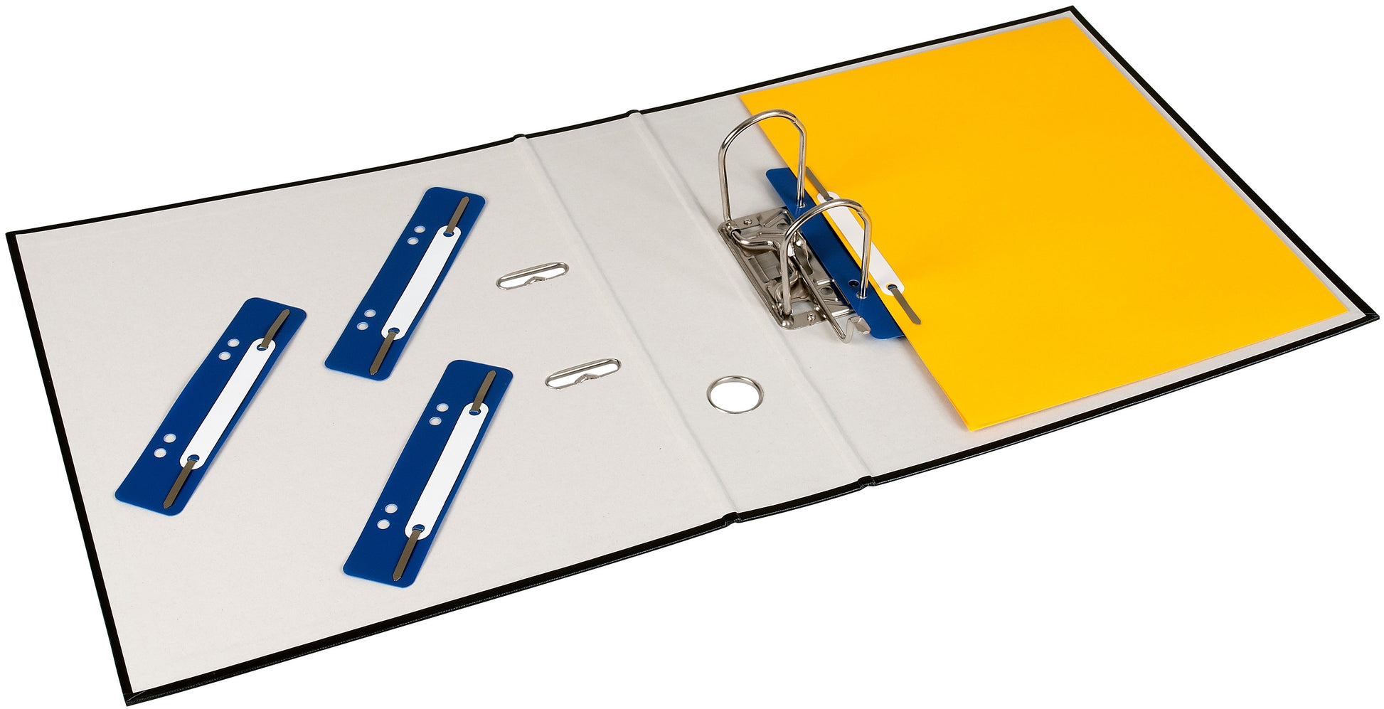 Dufco Heftstreifen – 4-fach – 35 × 150 × 20 mm – blau – 25 Stk.