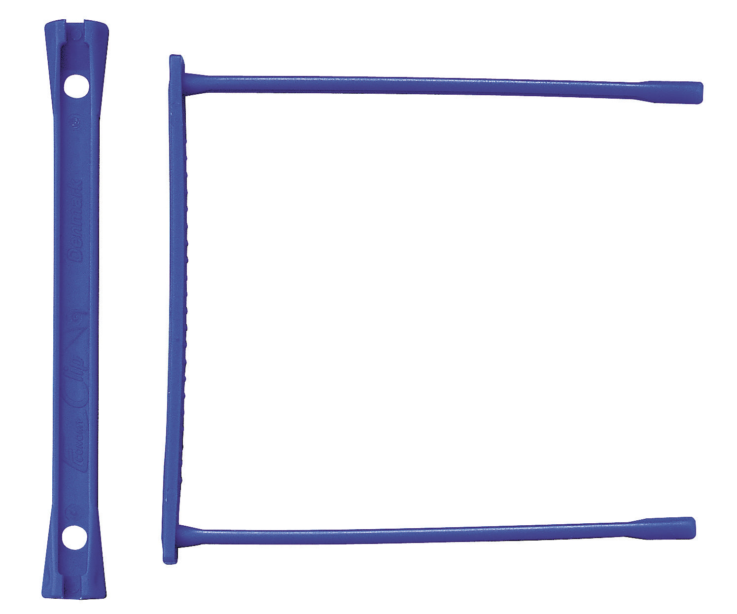 Dufco E-Clip Heftverschlüsse 270 × 170 × 50 mm, Kunststoff, Blau – 20 Stk