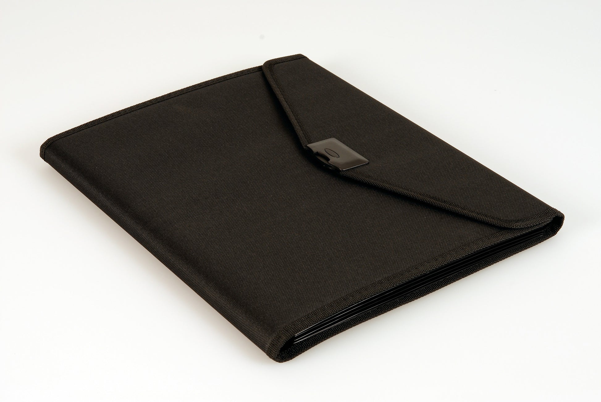 Dufco Konferenzmappe 51500.038 für A4, 5 Innenfächer – Textil (Nylon)/PP – Schwarz