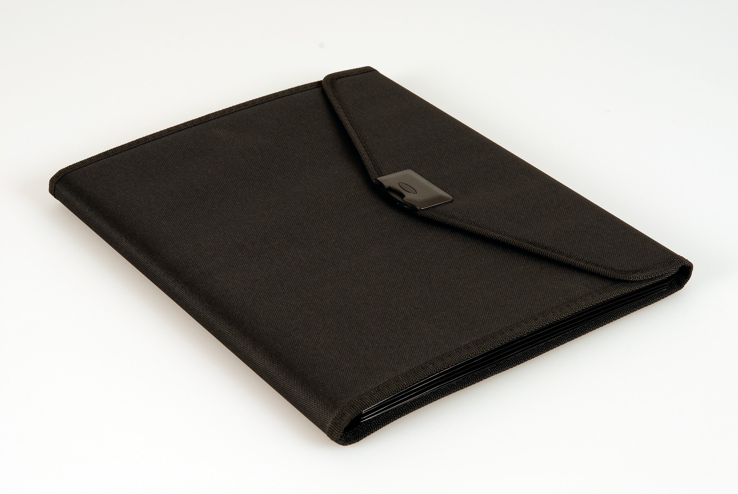 Dufco Konferenzmappe 51500.038 für A4, 5 Innenfächer – Textil (Nylon)/PP – Schwarz