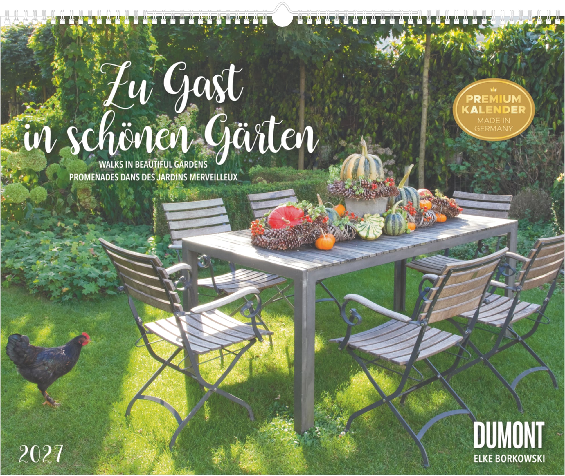Dumont Schöne Gärten – Bildkalender 2027 – 43 × 52,3 cm