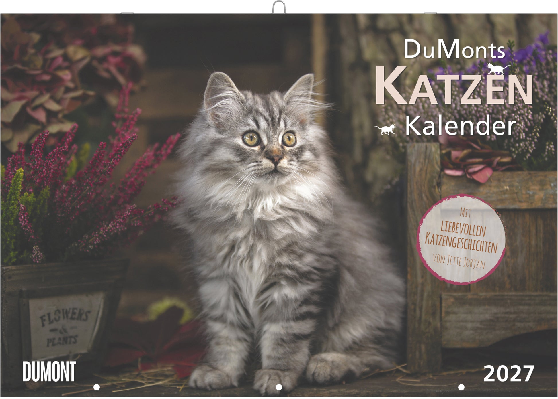 Dumont Katzen – Bildkalender 2027 – 30 × 42 cm – Kalendarium deutsch