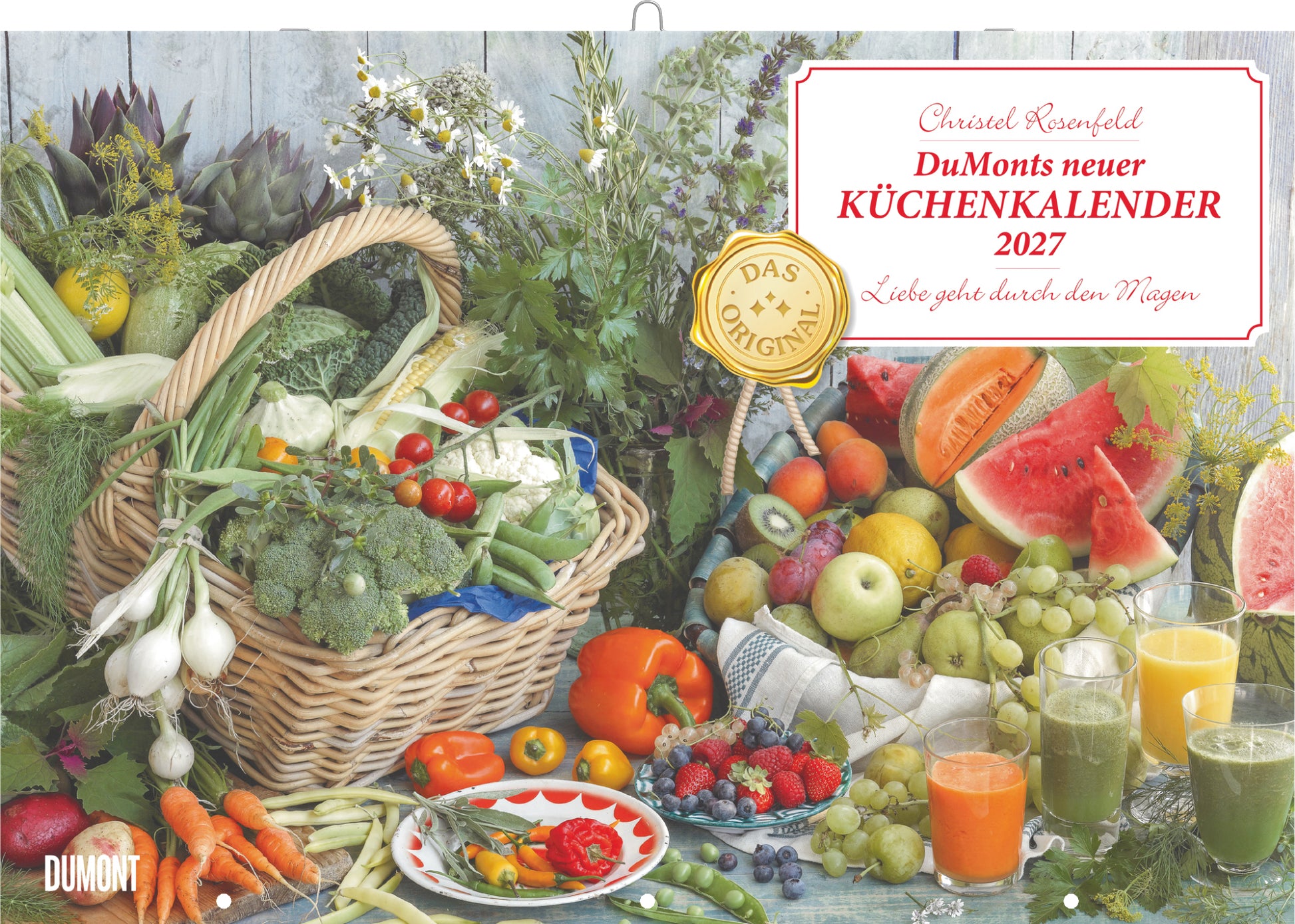 Dumont Küchenkalender – Bildkalender 2027 – 42 × 30 cm – Kalendarium deutsch