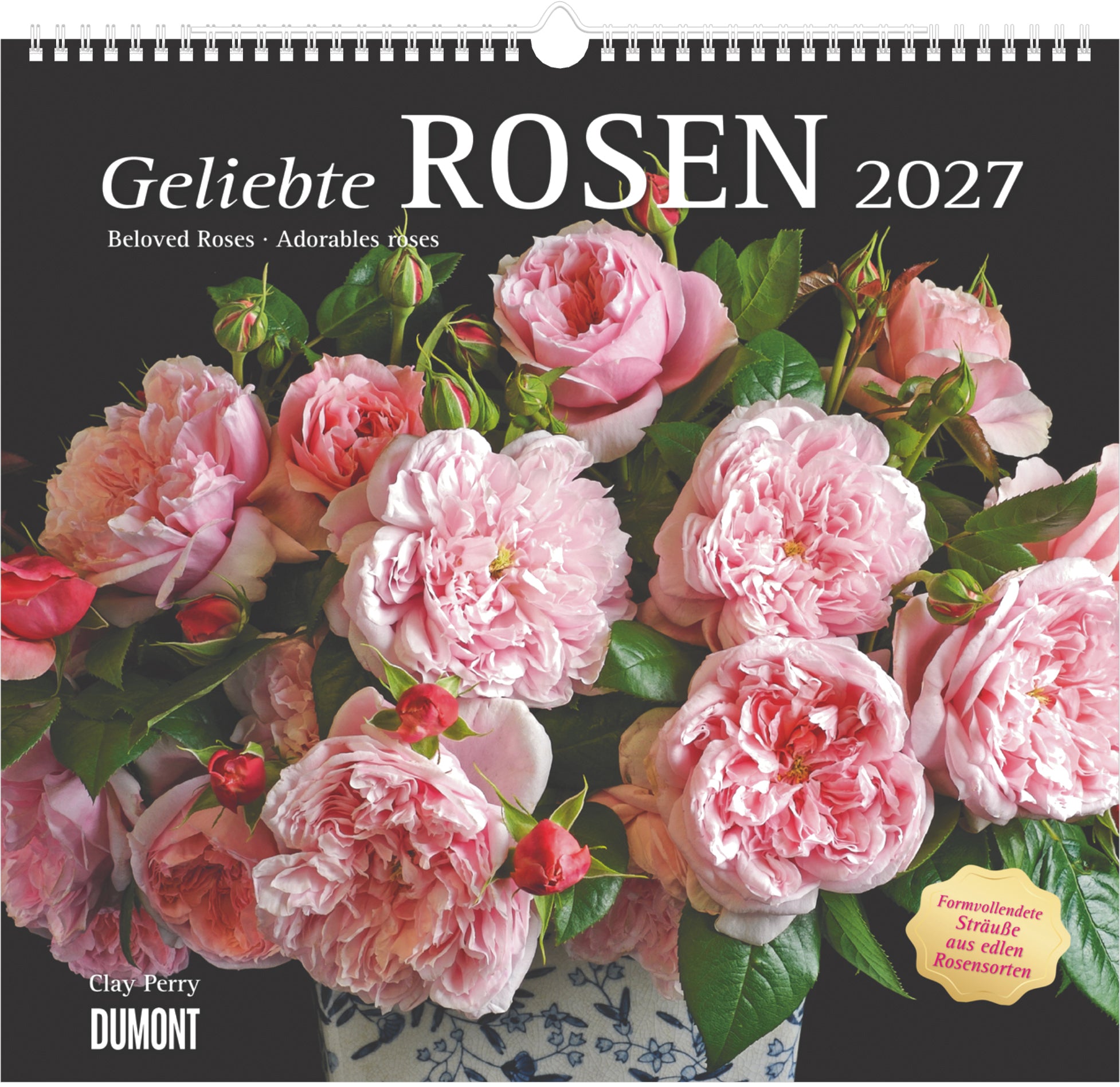 Dumont Rosen – Bildkalender 2027 – 36,5 × 38,5 cm