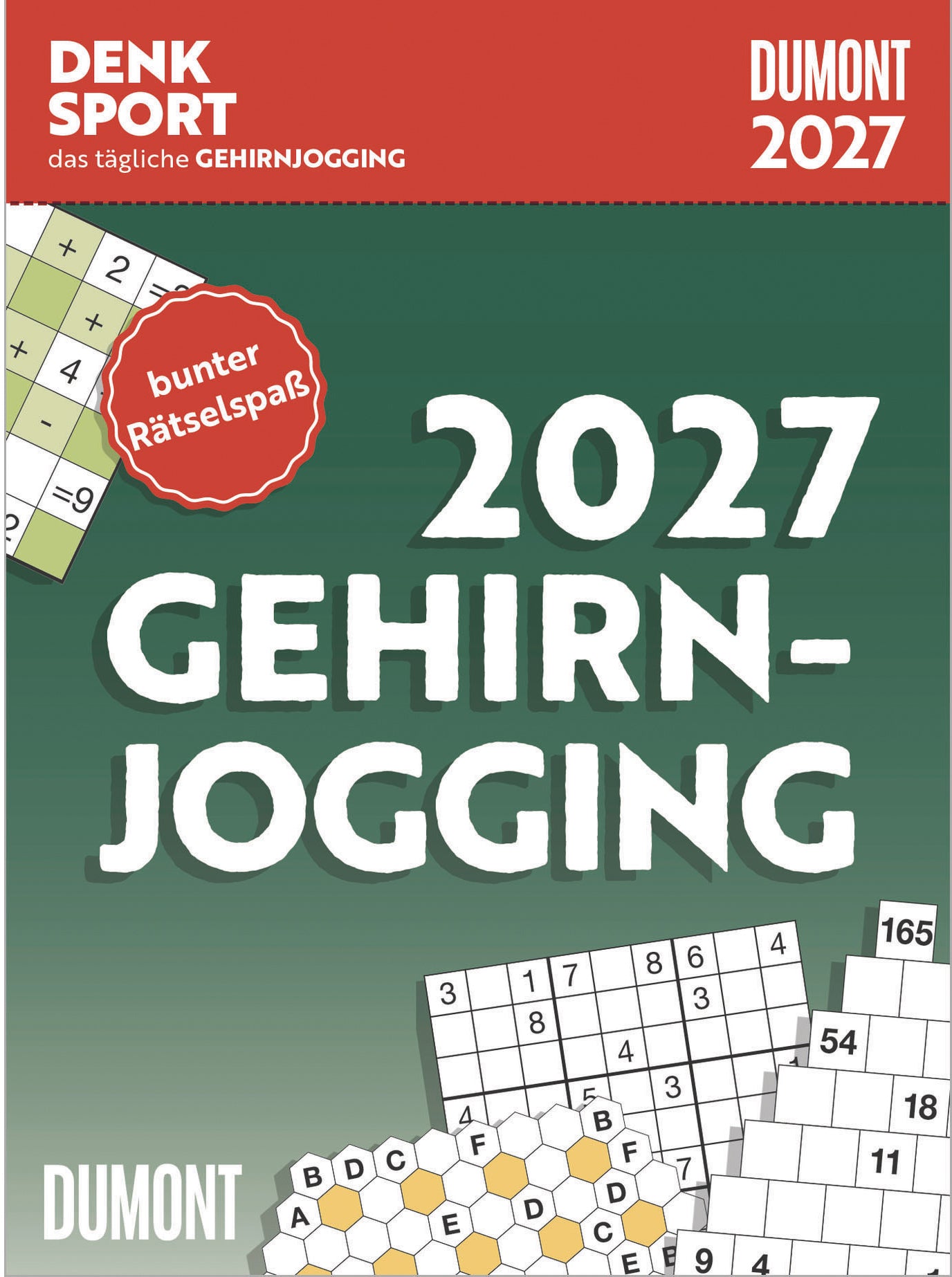 Dumont Abreisskalender Gehirnjogging – Tag, 12 × 16,2 cm, 2027