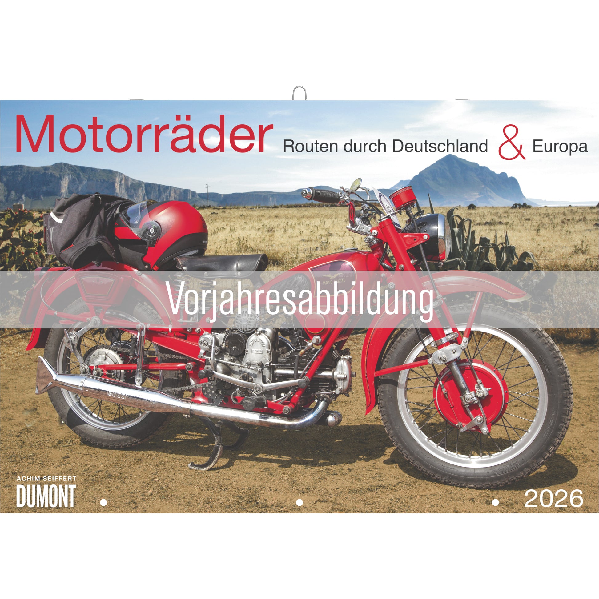 Dumont Motorräder & Routen – Bildkalender 2027 – 30 × 42,5 cm – Kalendarium deutsch