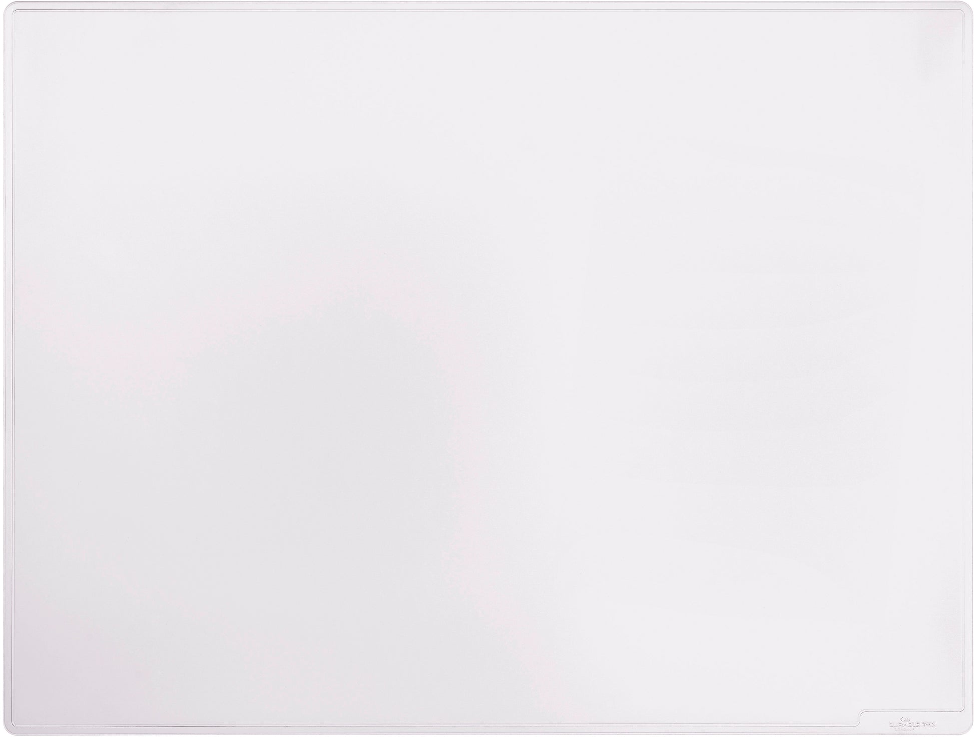 Durable Schreibtischunterlage Duraglas – 500 × 650 mm, transparent, reflexfrei, 1 Stück
